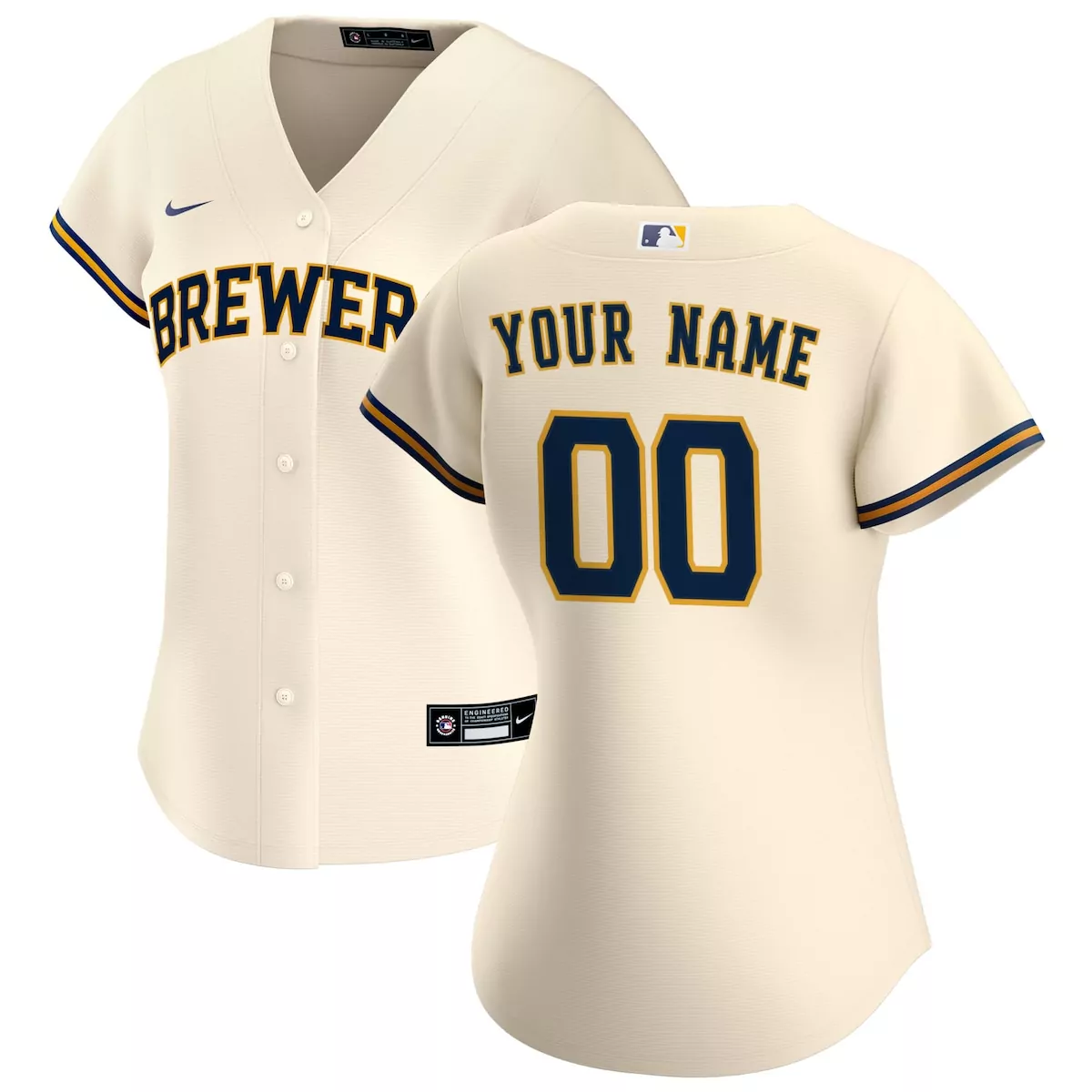 milwaukee brewers cream home 2025 jackie robinson day jersey sqg