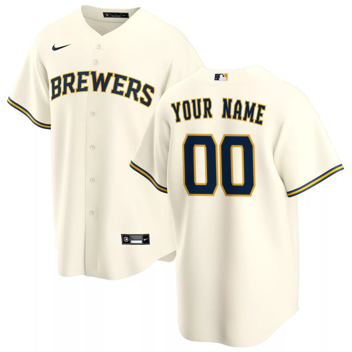milwaukee brewers cream home 2025 jackie robinson day jersey sqg