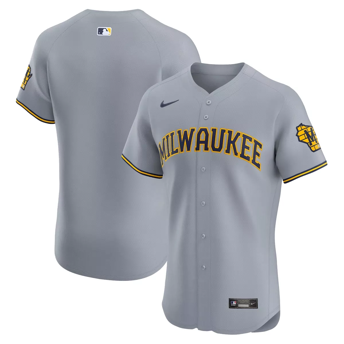 milwaukee brewers cream home team jersey ivb