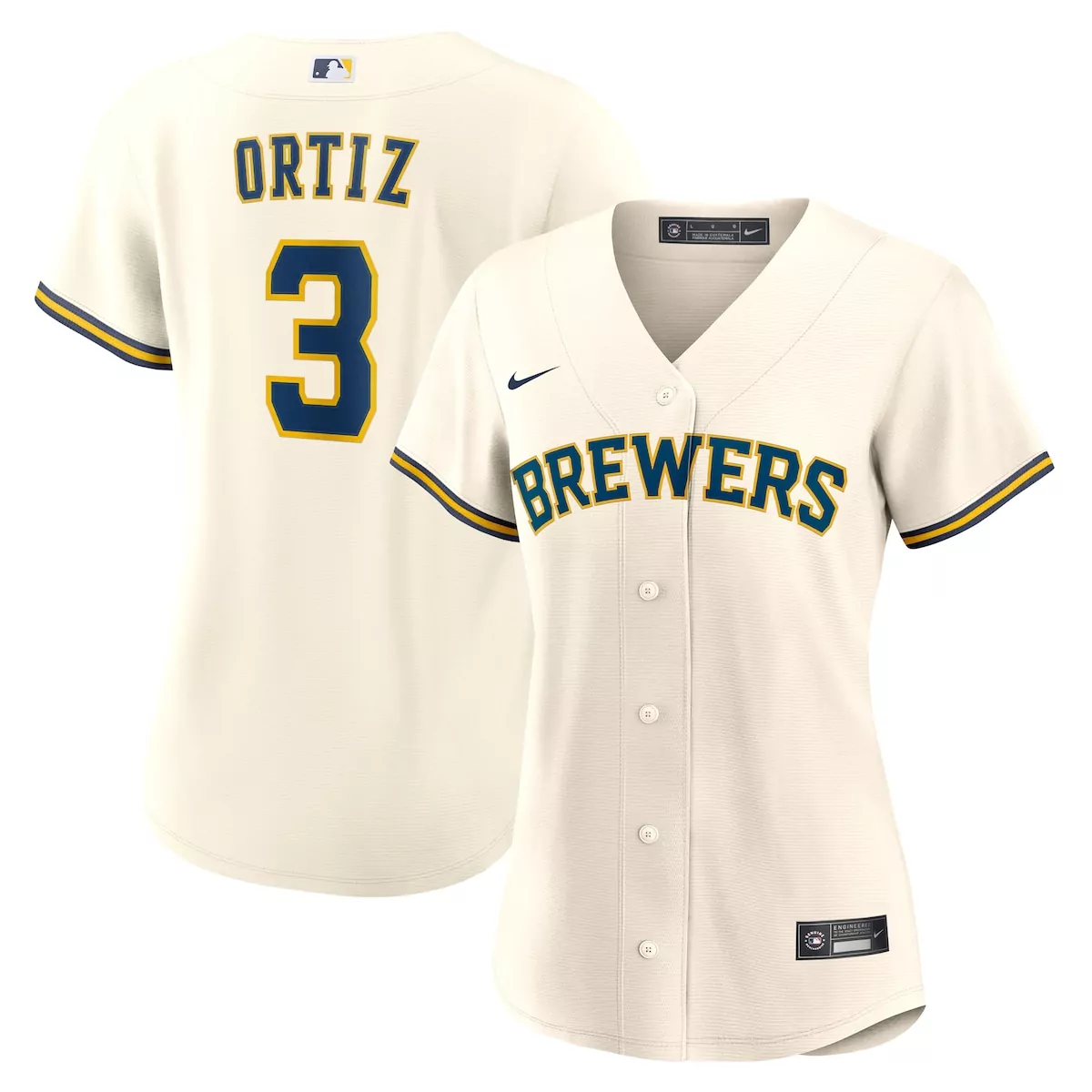 milwaukee brewers jacob misiorowski cream home limited jersey