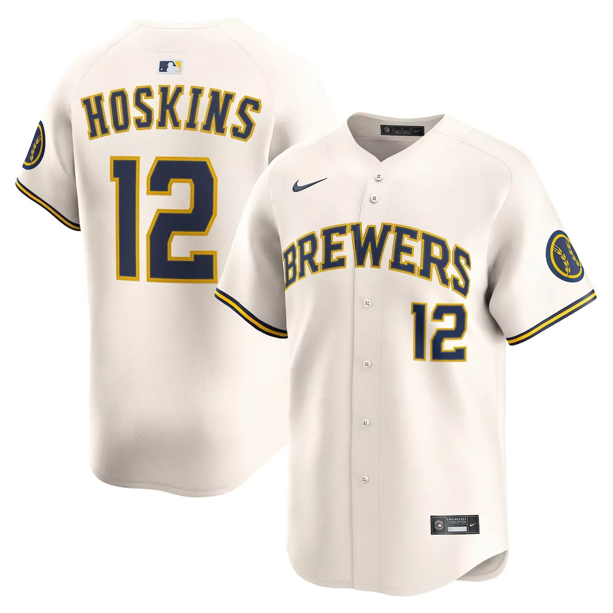 milwaukee brewers nestor cortes cream home jersey