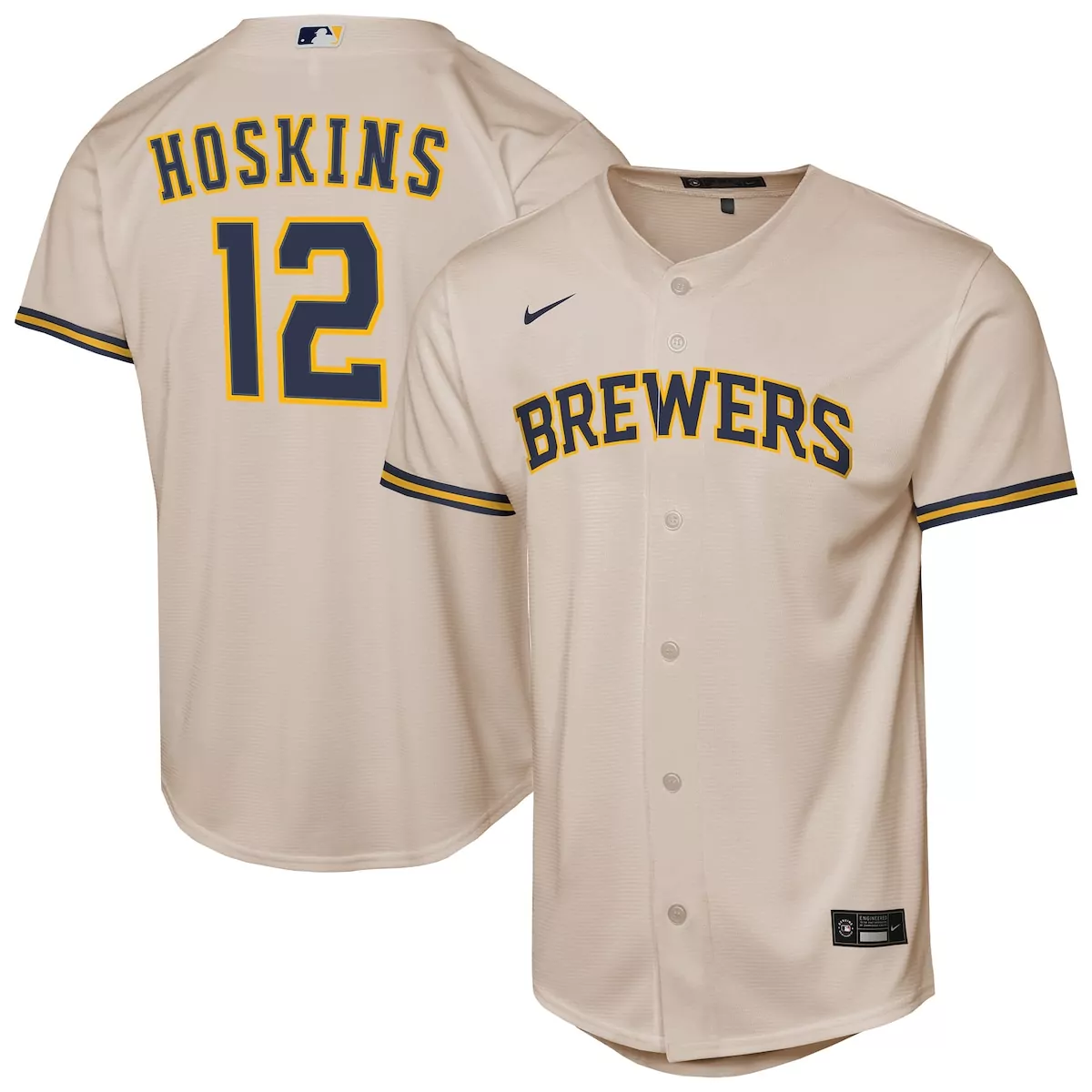 milwaukee brewers nestor cortes cream home jersey