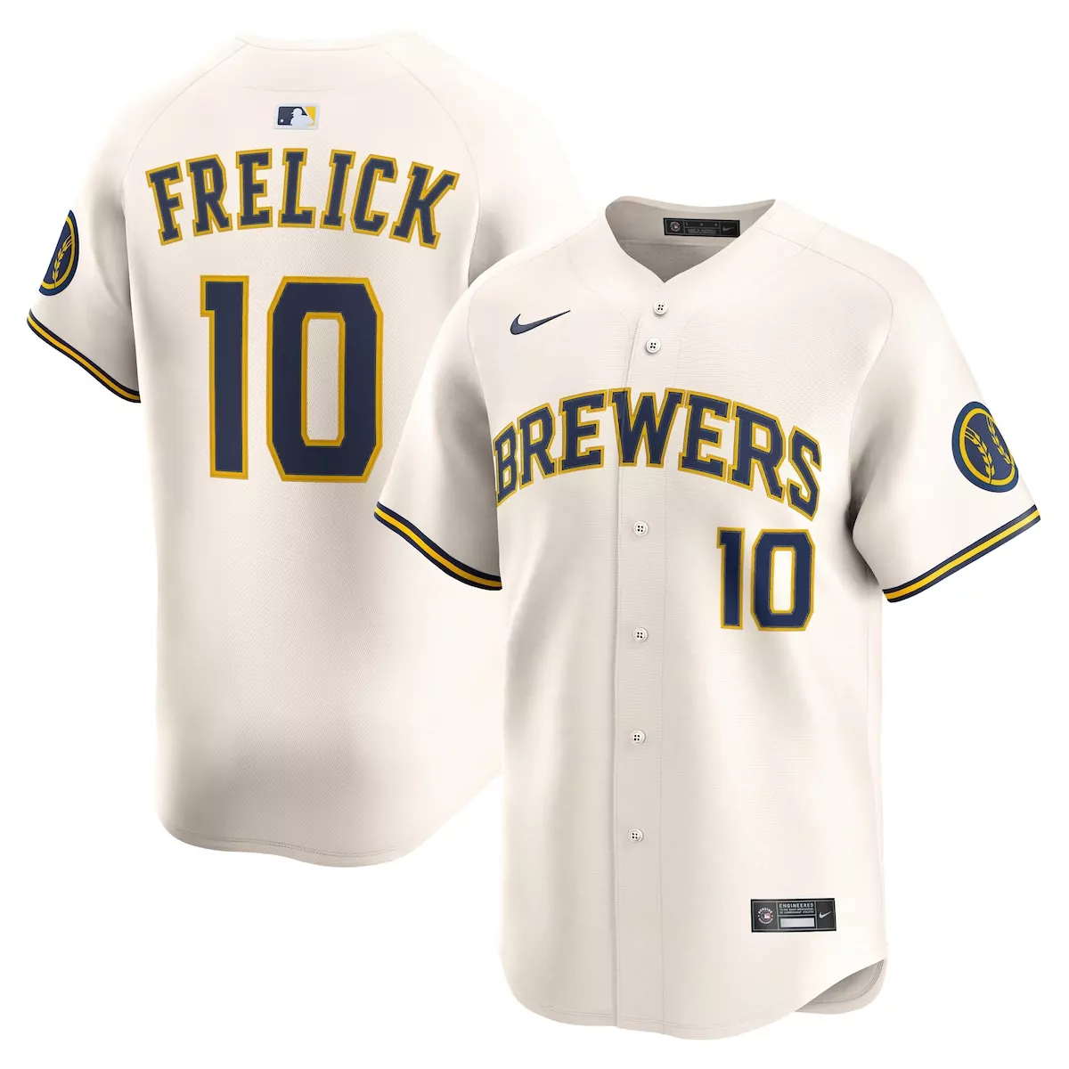 milwaukee brewers rhys hoskins white home jersey