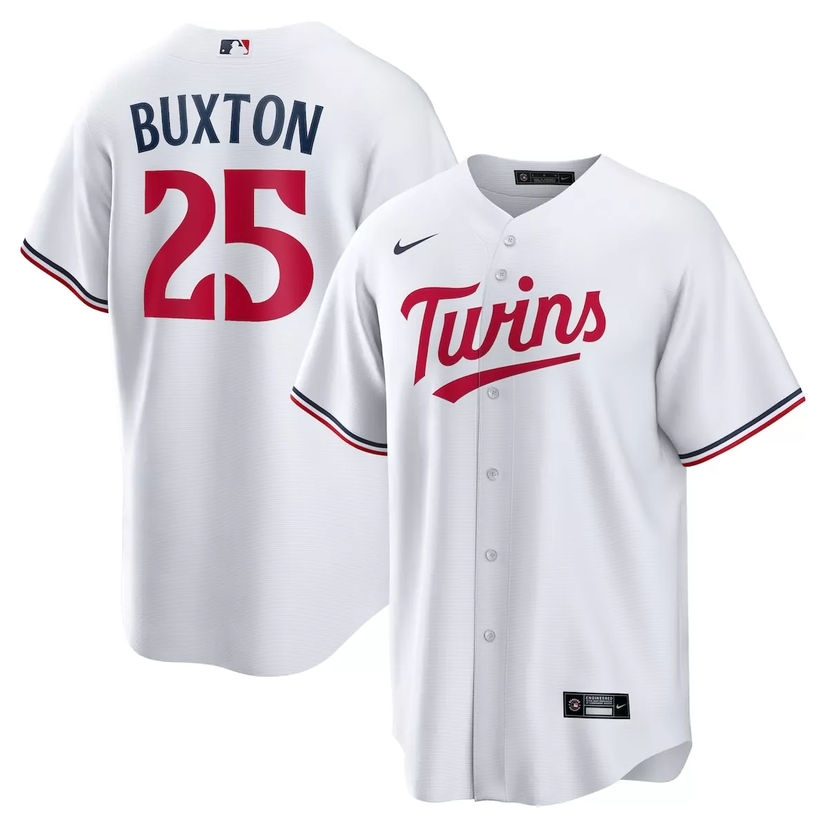 minnesota twins byron buxton white home jersey