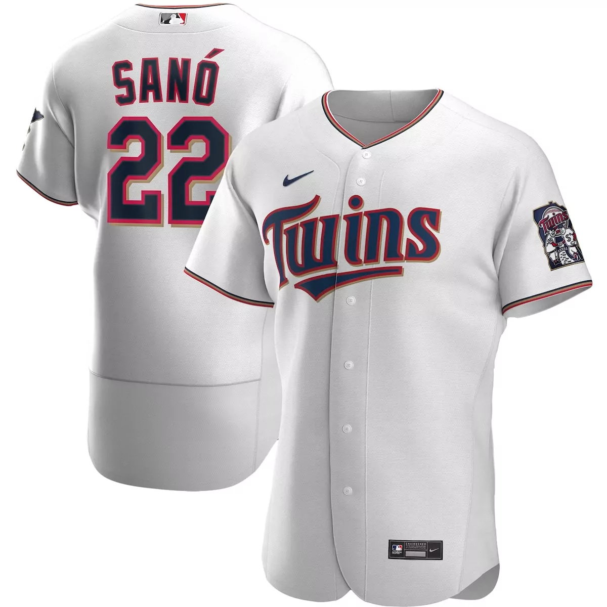 minnesota twins miguel sano white home player jersey