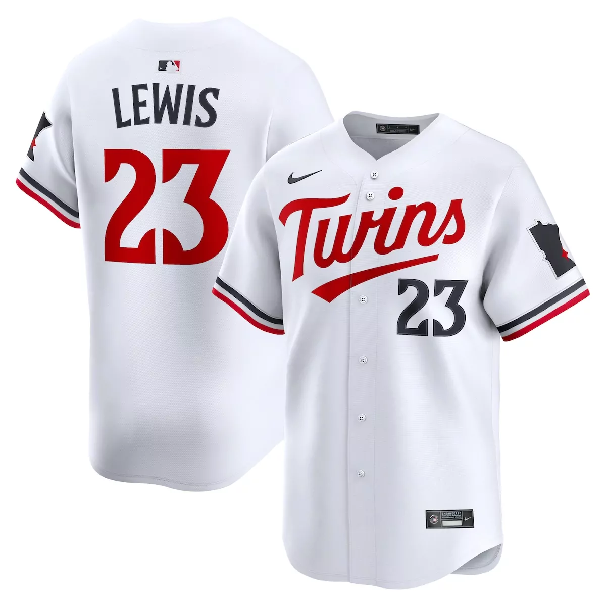 minnesota twins royce lewis navy alternate 2 jersey