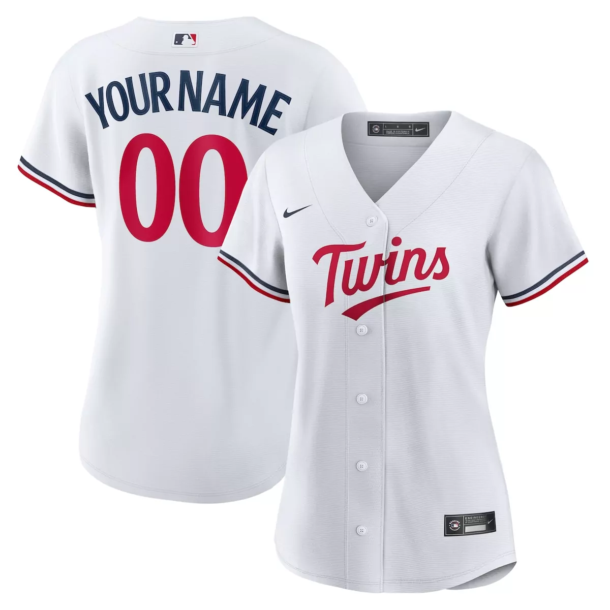 minnesota twins white 1 mom home jersey