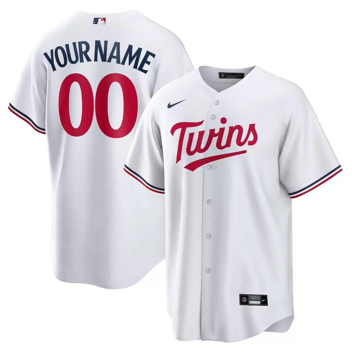 minnesota twins white 1 mom home jersey