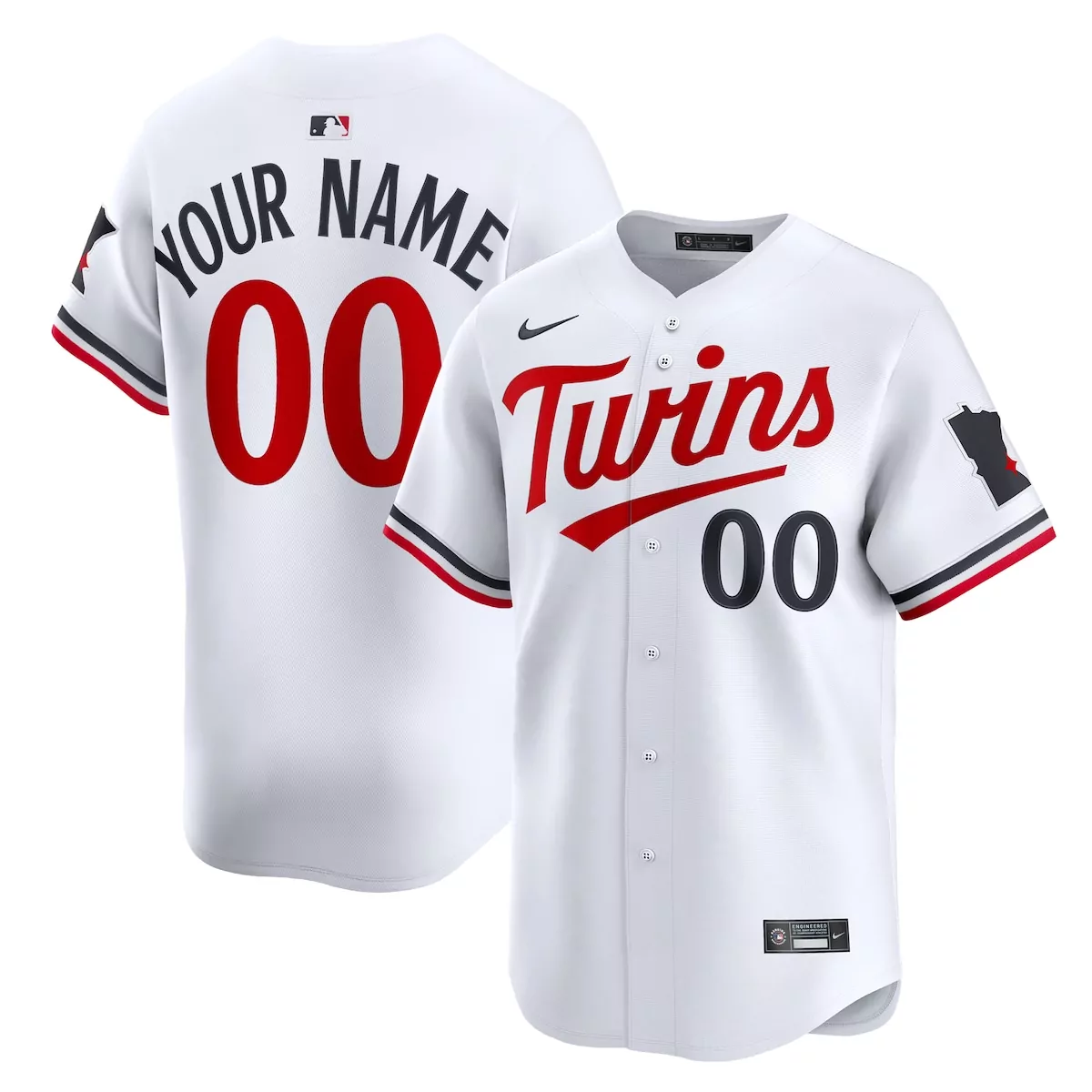 minnesota twins white home jersey