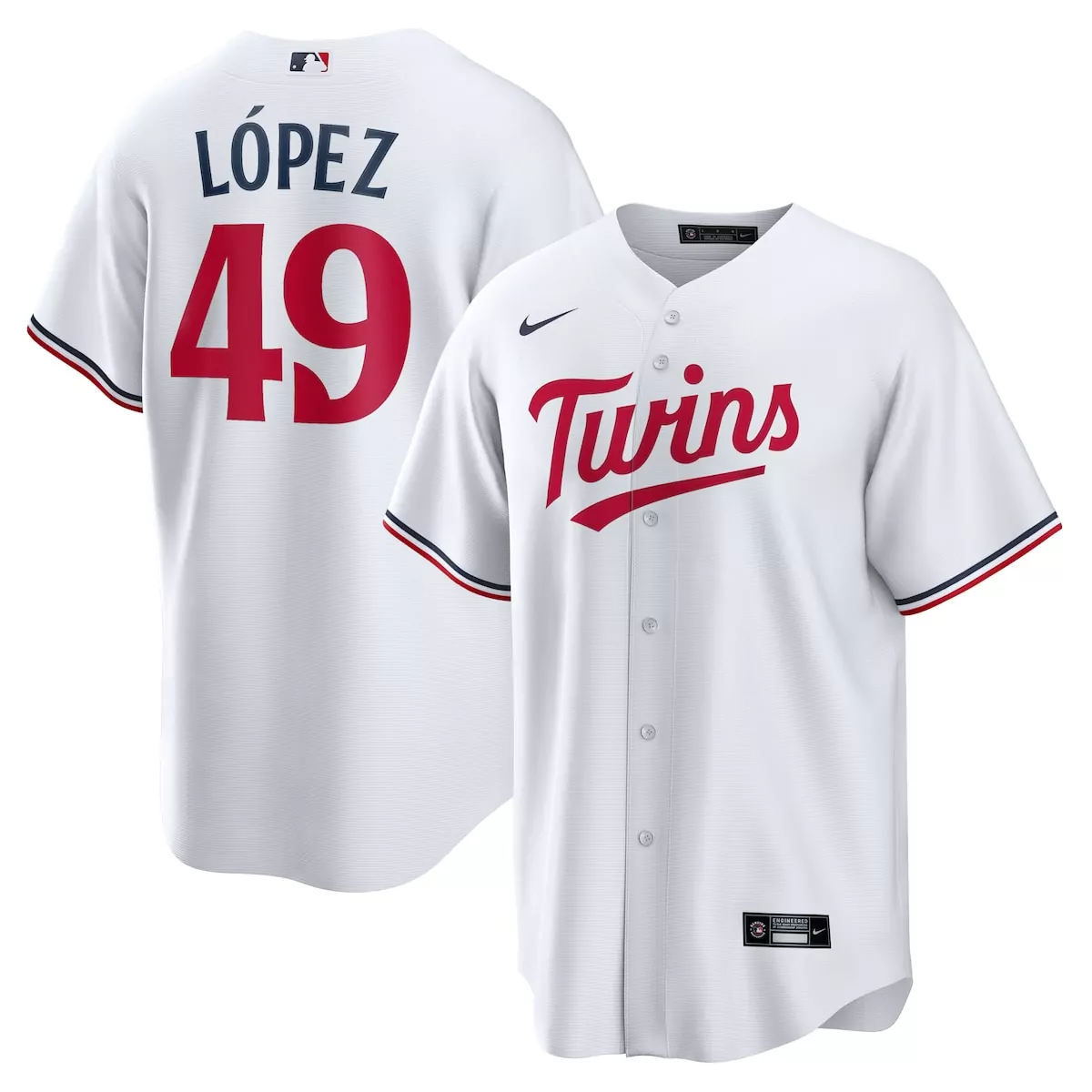 minnesota twins miguel sano white home player jersey