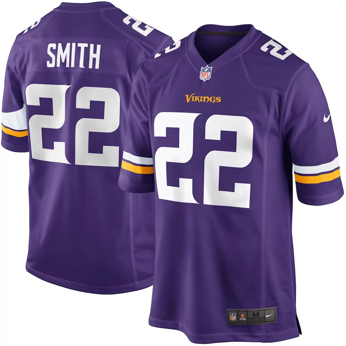 minnesota vikings harrison smith purple game jersey deh