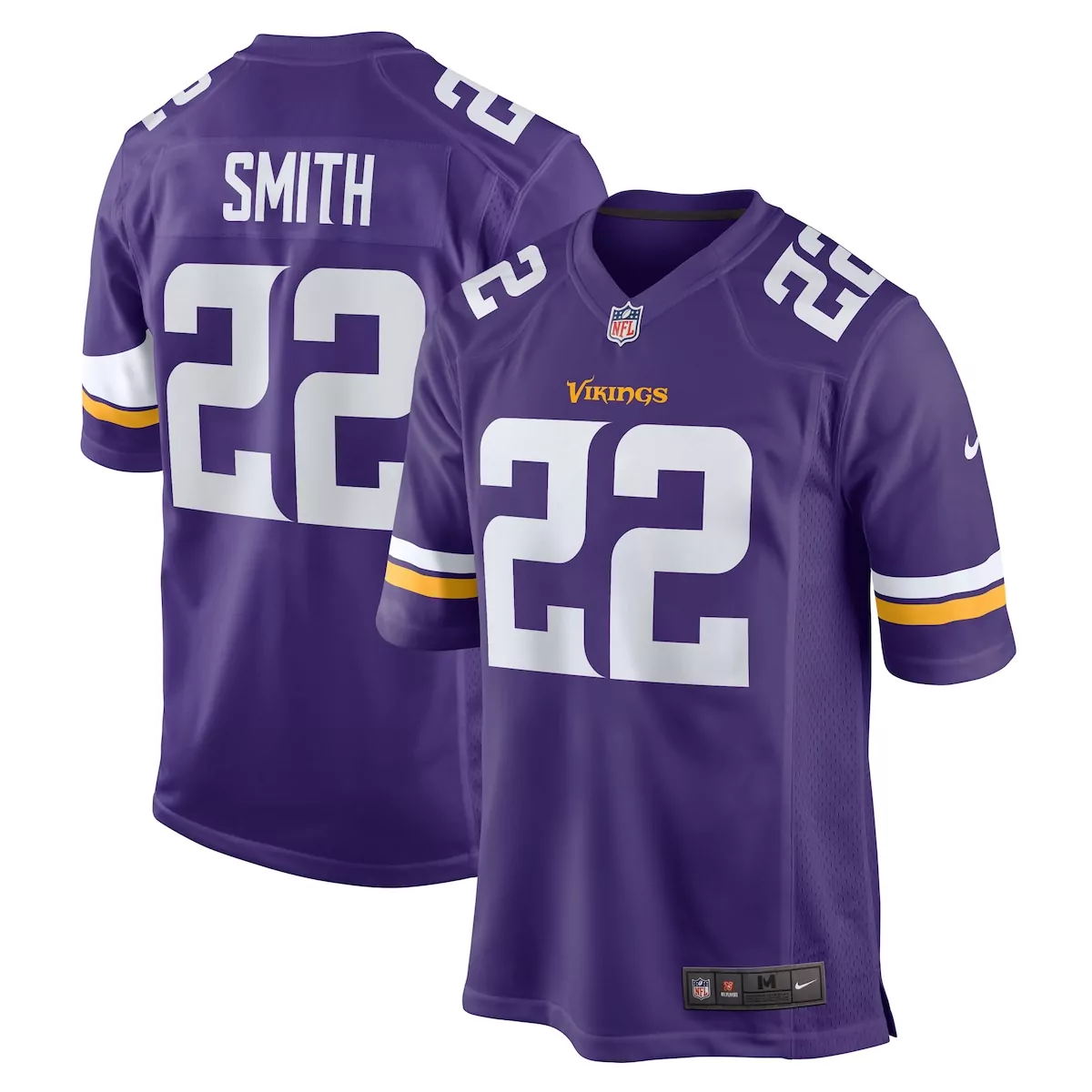 minnesota vikings harrison smith purple game jersey deh