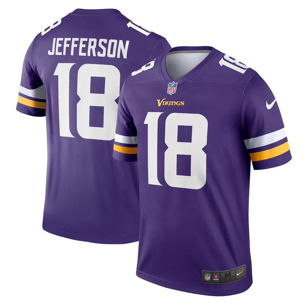 minnesota vikings justin jefferson purple game jersey rk7