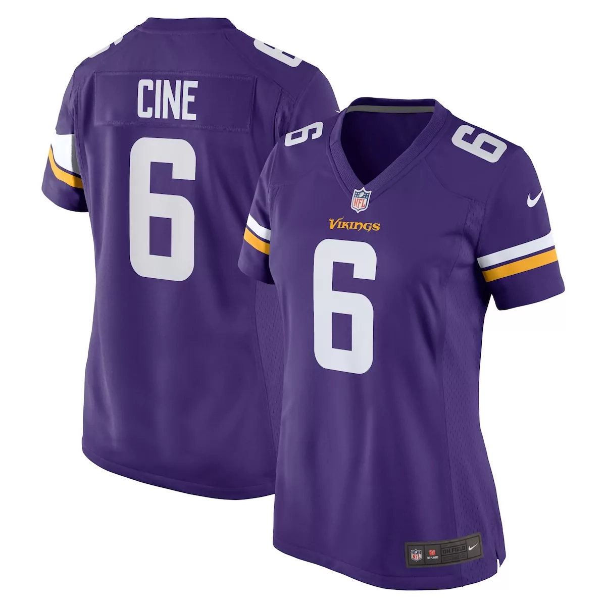 minnesota vikings lewis cine purple game player jersey jf7