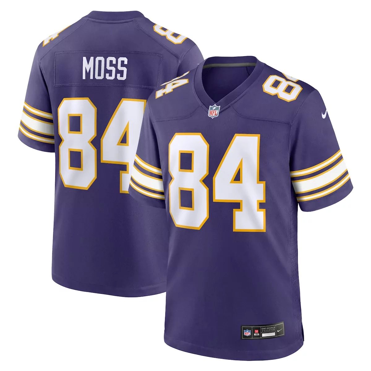 minnesota vikings randy moss purple 1998 legacy retired player jersey