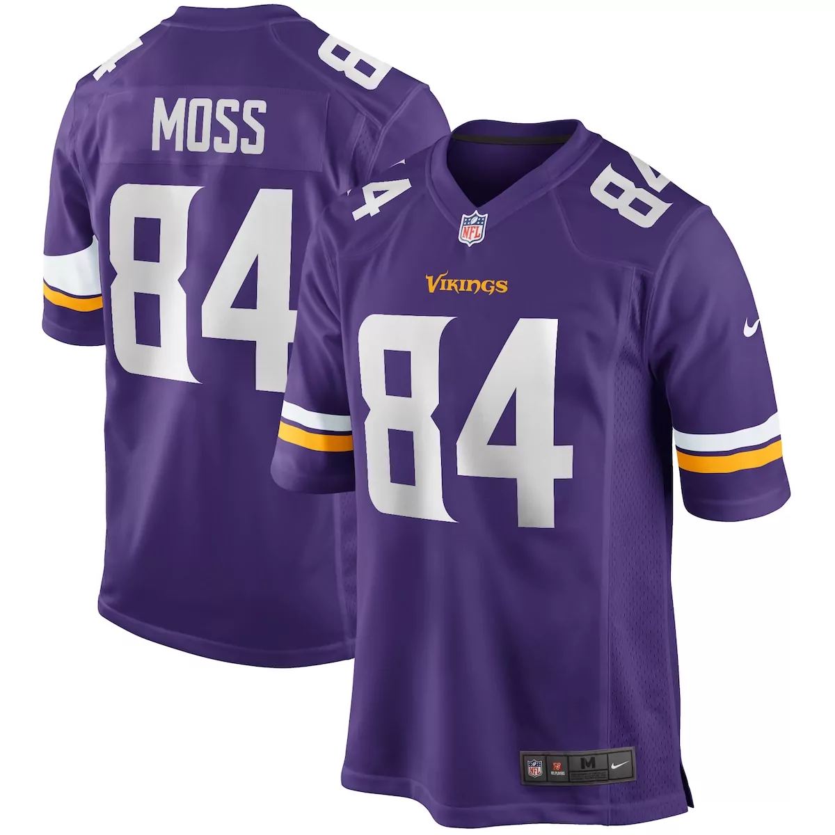 minnesota vikings randy moss purple game retired player jersey