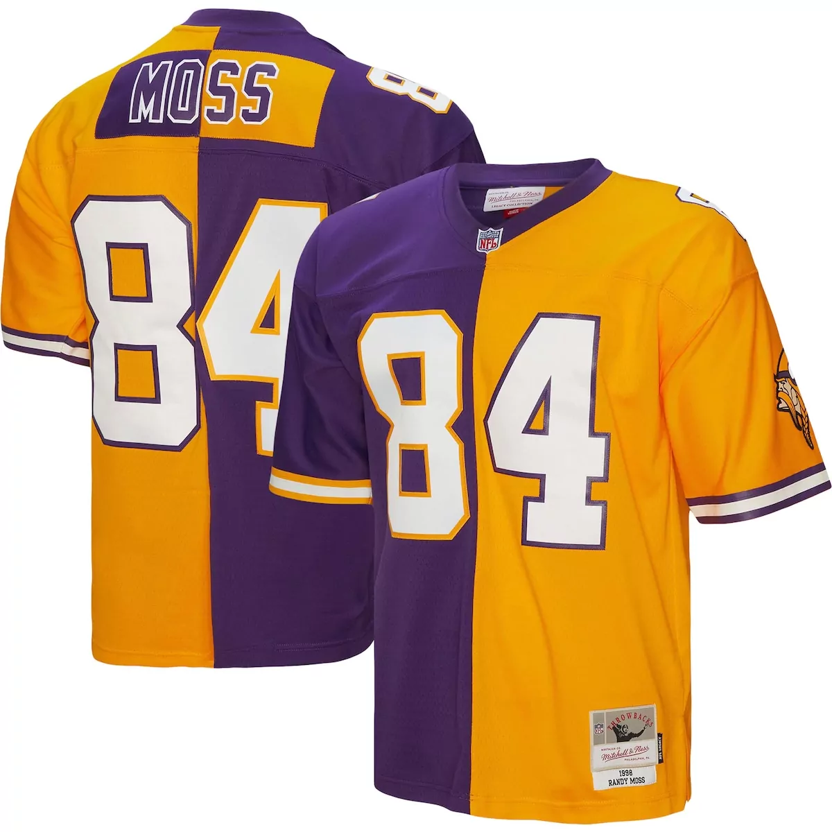 minnesota vikings randy moss purple game retired player jersey