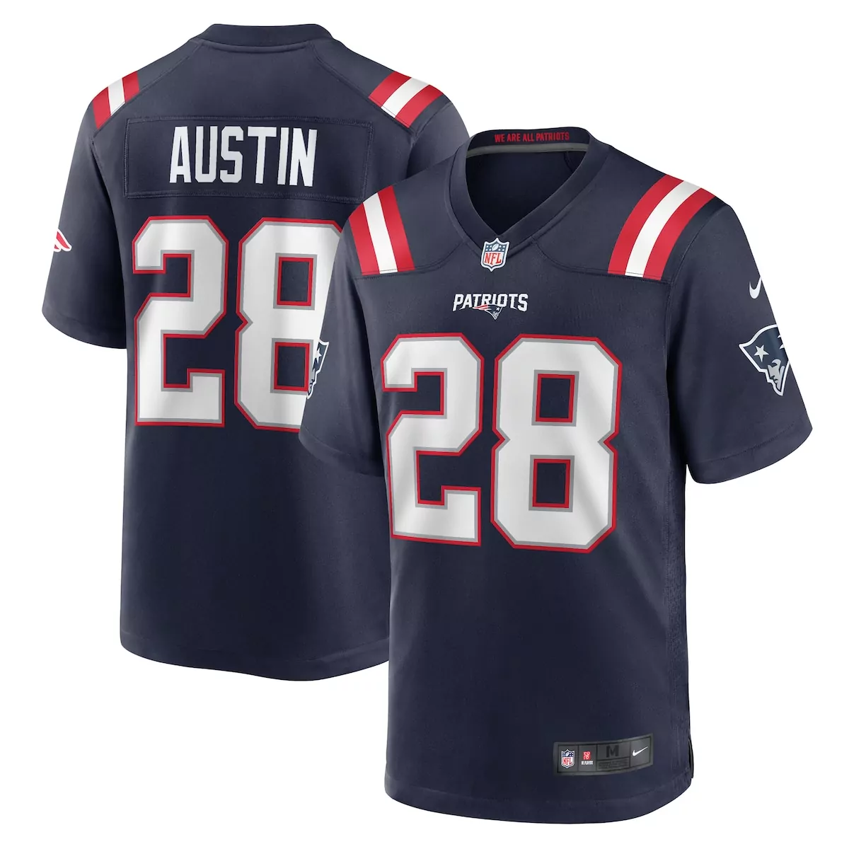 new england patriots alex austin navy game jersey ea4
