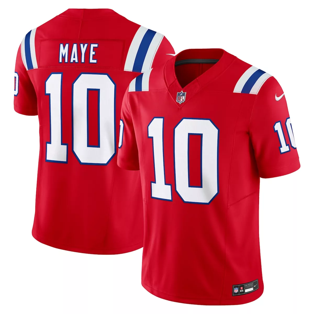 new england patriots drake maye navy vapor f u s e limited jersey