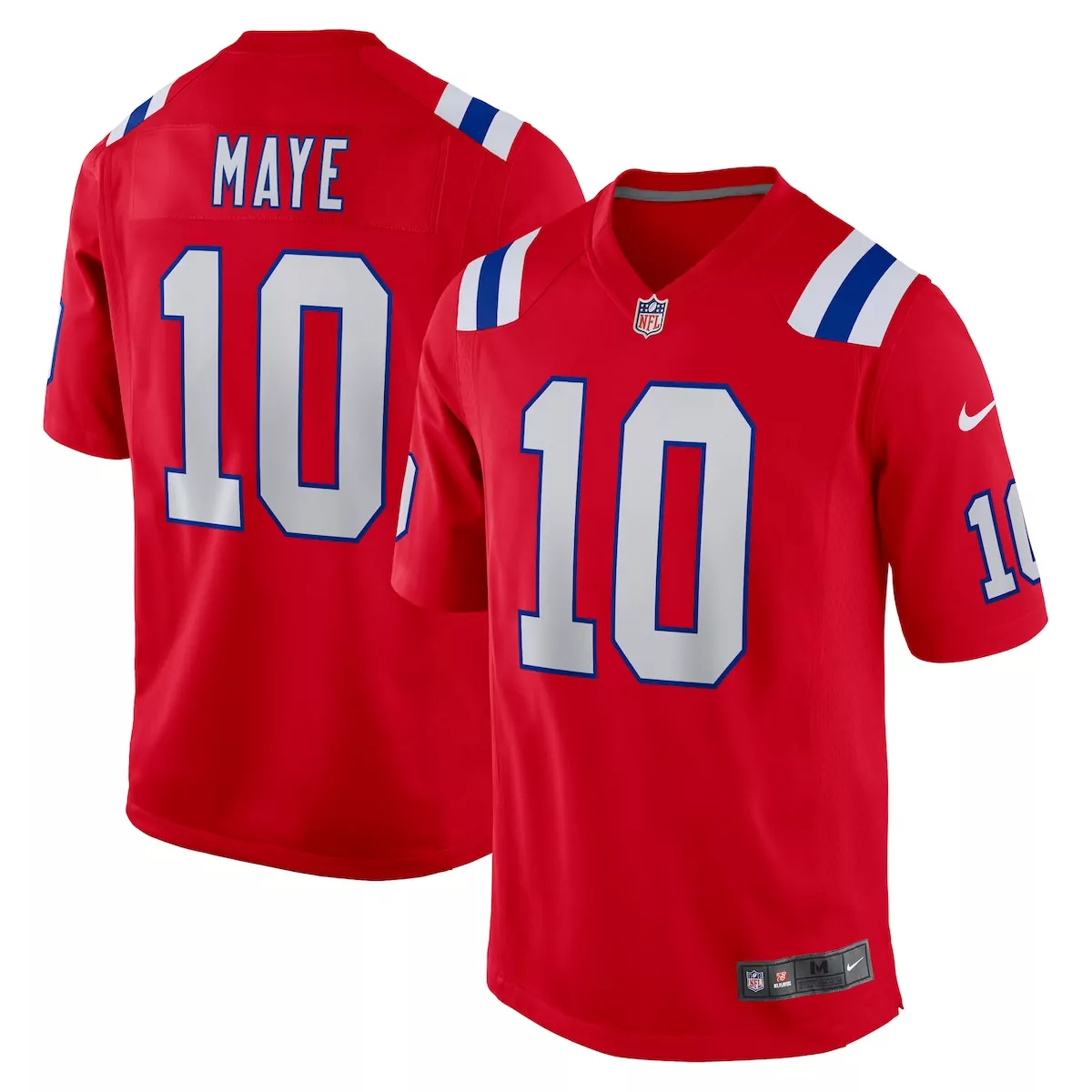 new england patriots drake maye red alternate vapor f u s e limited jersey nfu