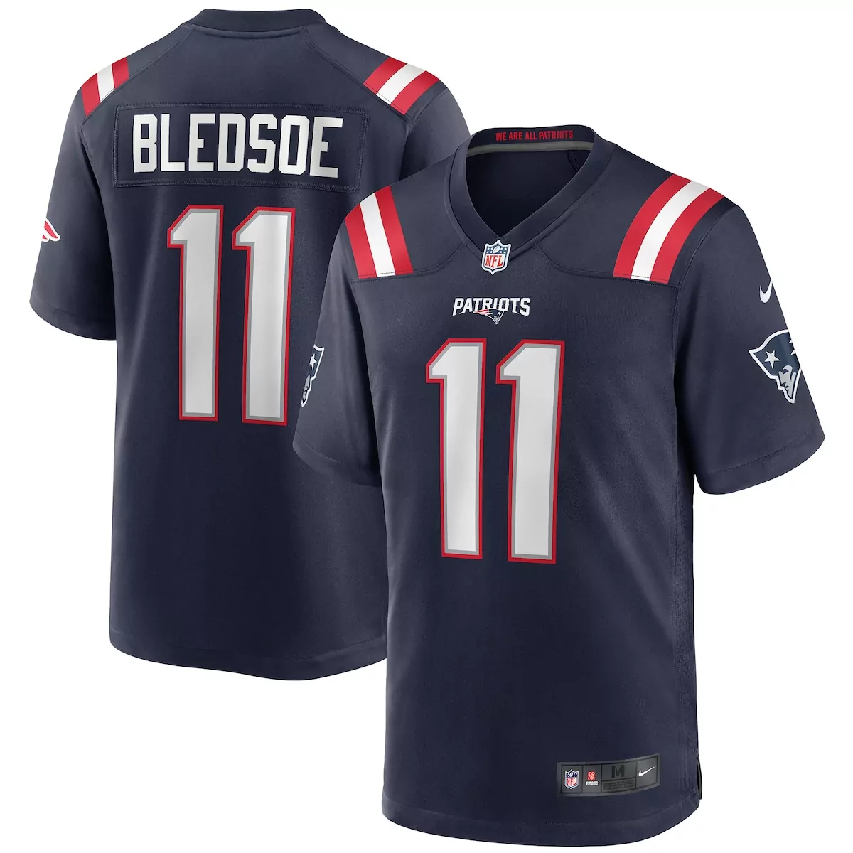 new england patriots drew bledsoe navy game retired player jersey yse