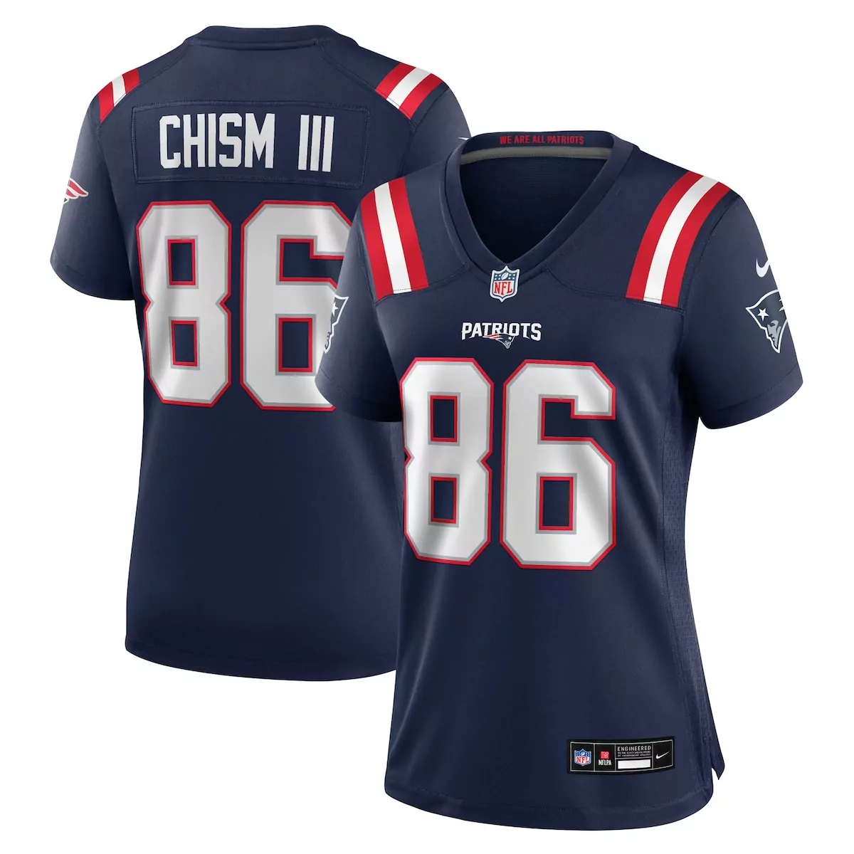 new england patriots efton chism iii navy team game jersey iie