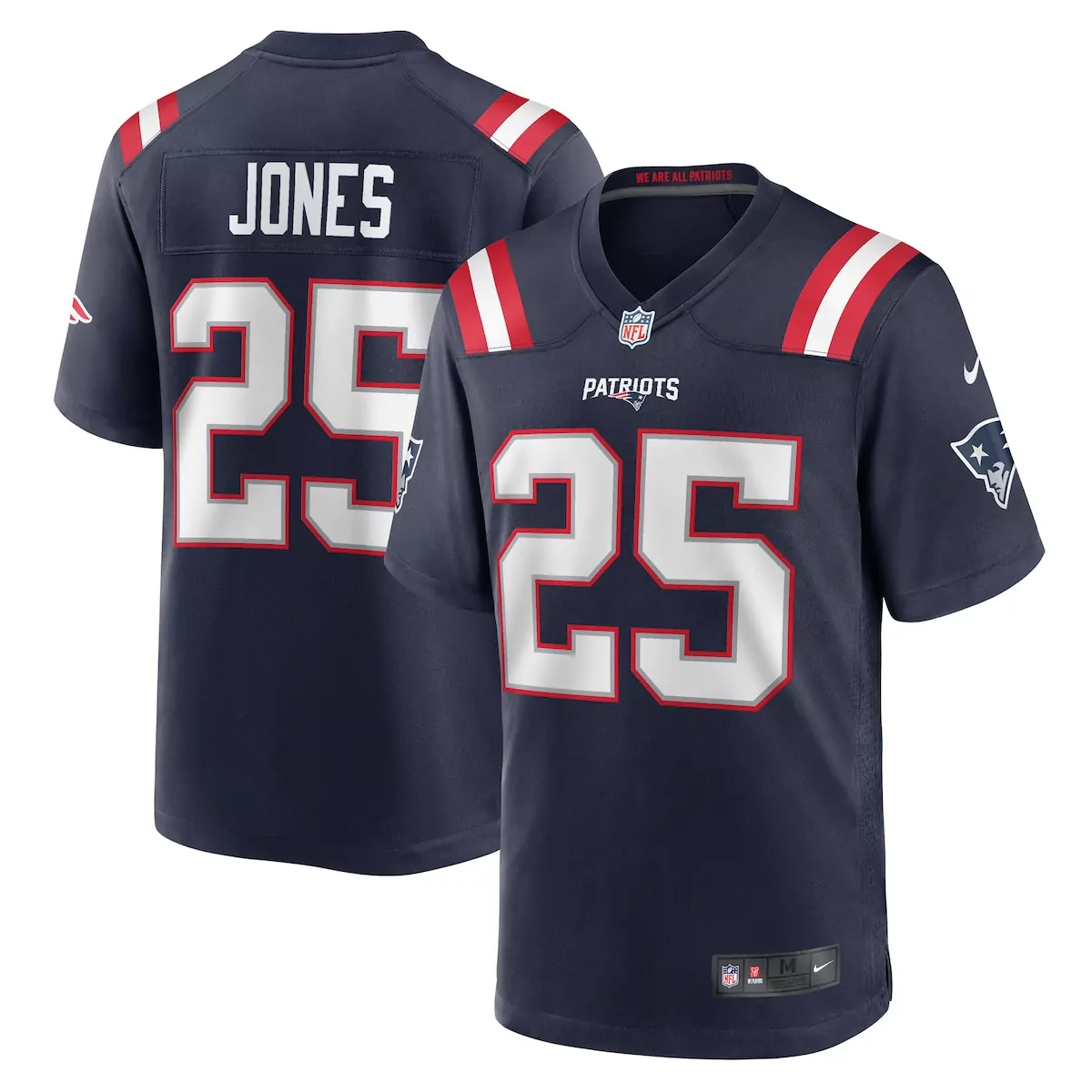 new england patriots marcus jones navy game player jersey