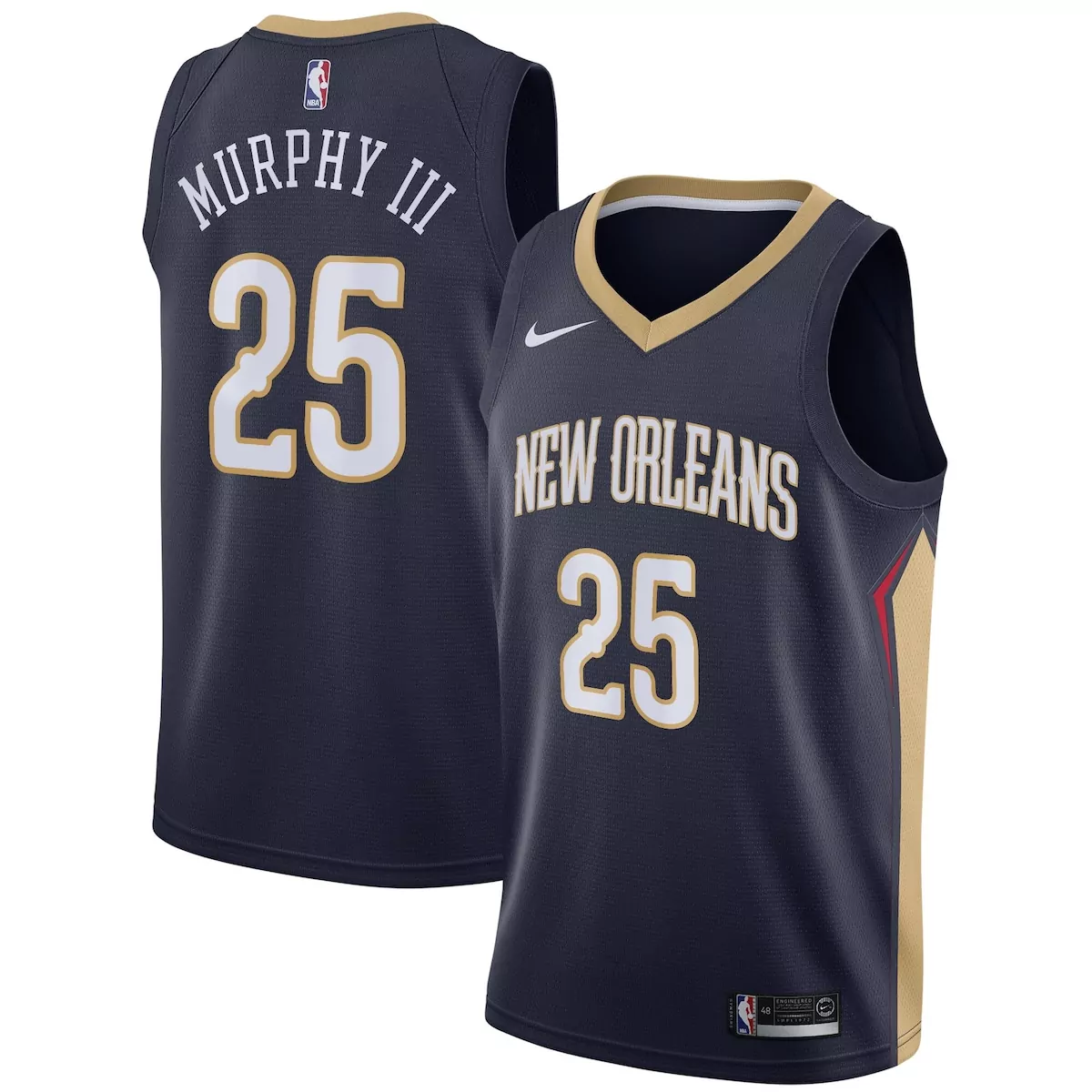 new orleans pelicans jersey navy trey murphy iii icon edition