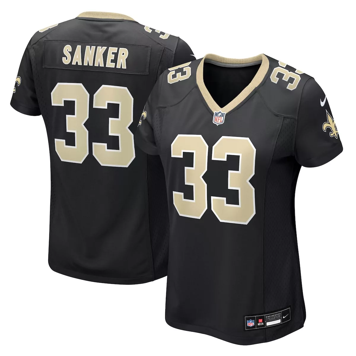 new orleans saints joe horn black game retired player jersey f7m