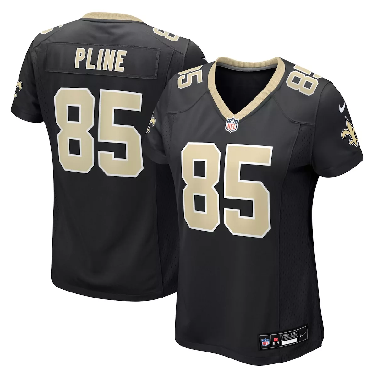 new orleans saints mason pline black team game jersey 4xm