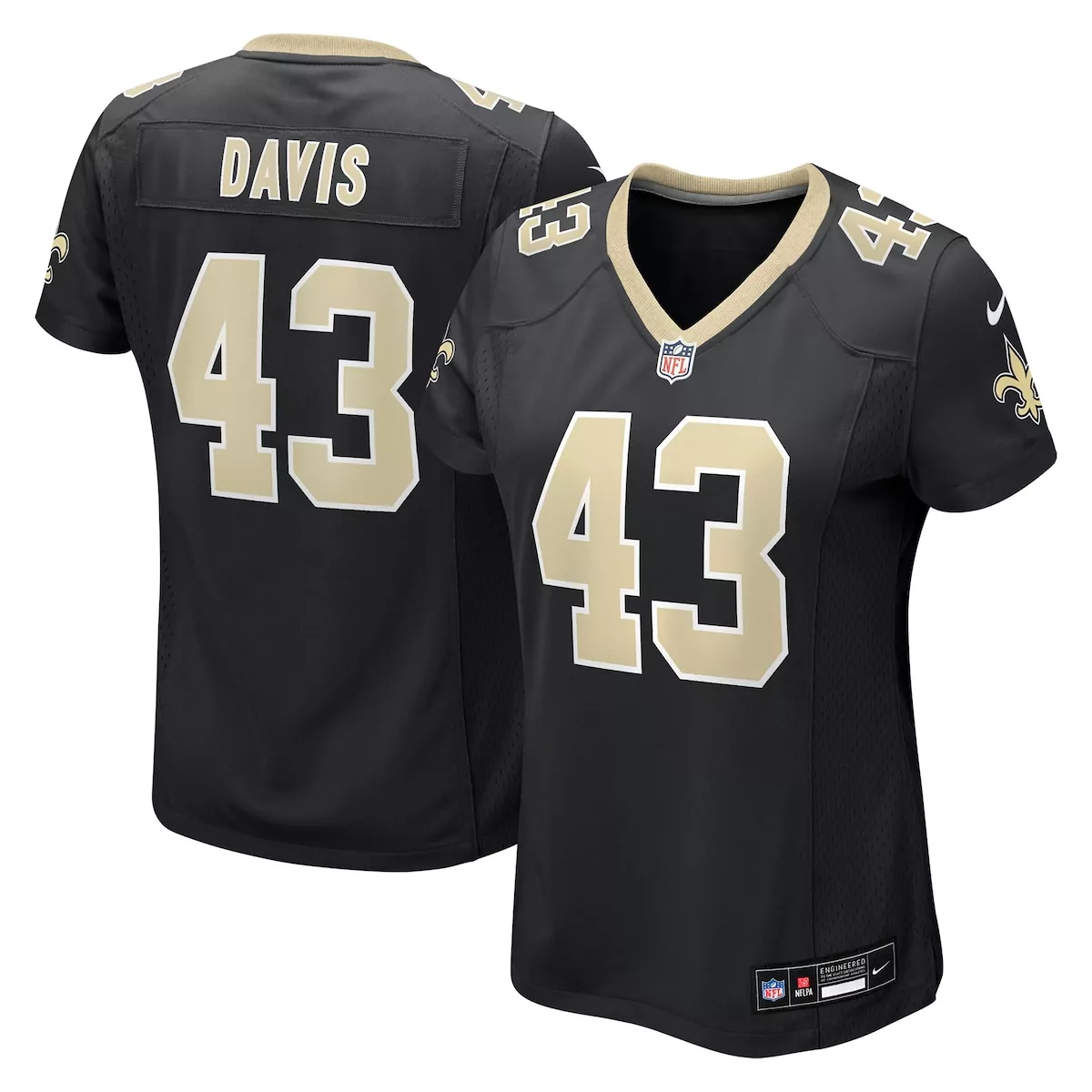 new orleans saints mason pline black team game jersey 4xm