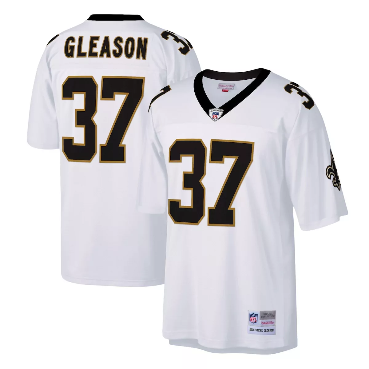 new orleans saints steve gleason white big tall 2006 retired player jersey