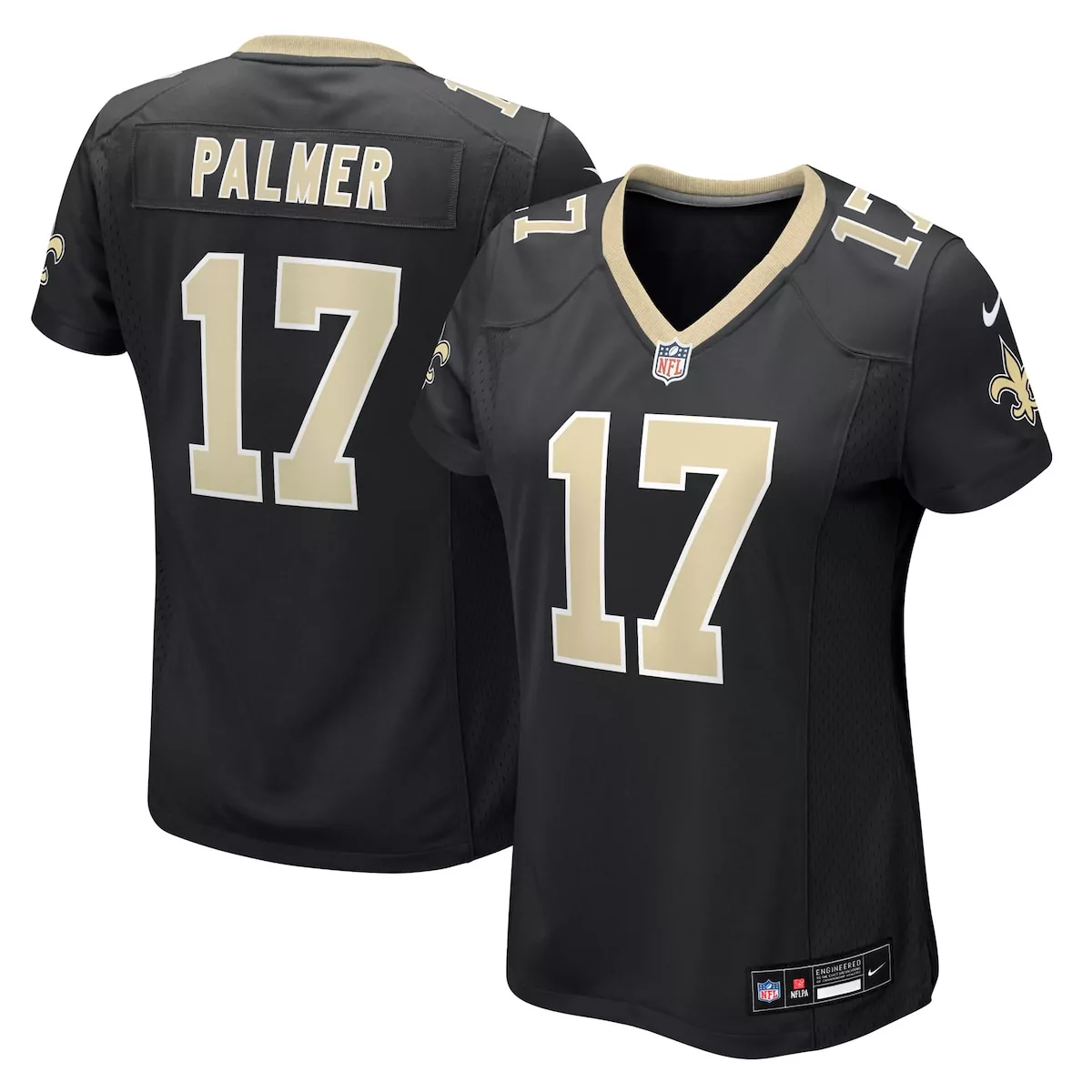 new orleans saints trey palmer black team game jersey ukh