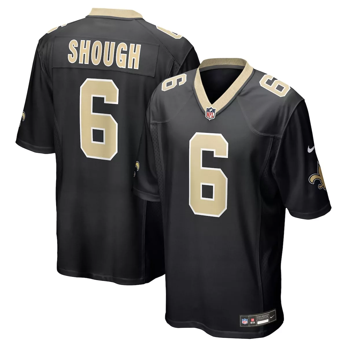 new orleans saints trey palmer black team game jersey ukh