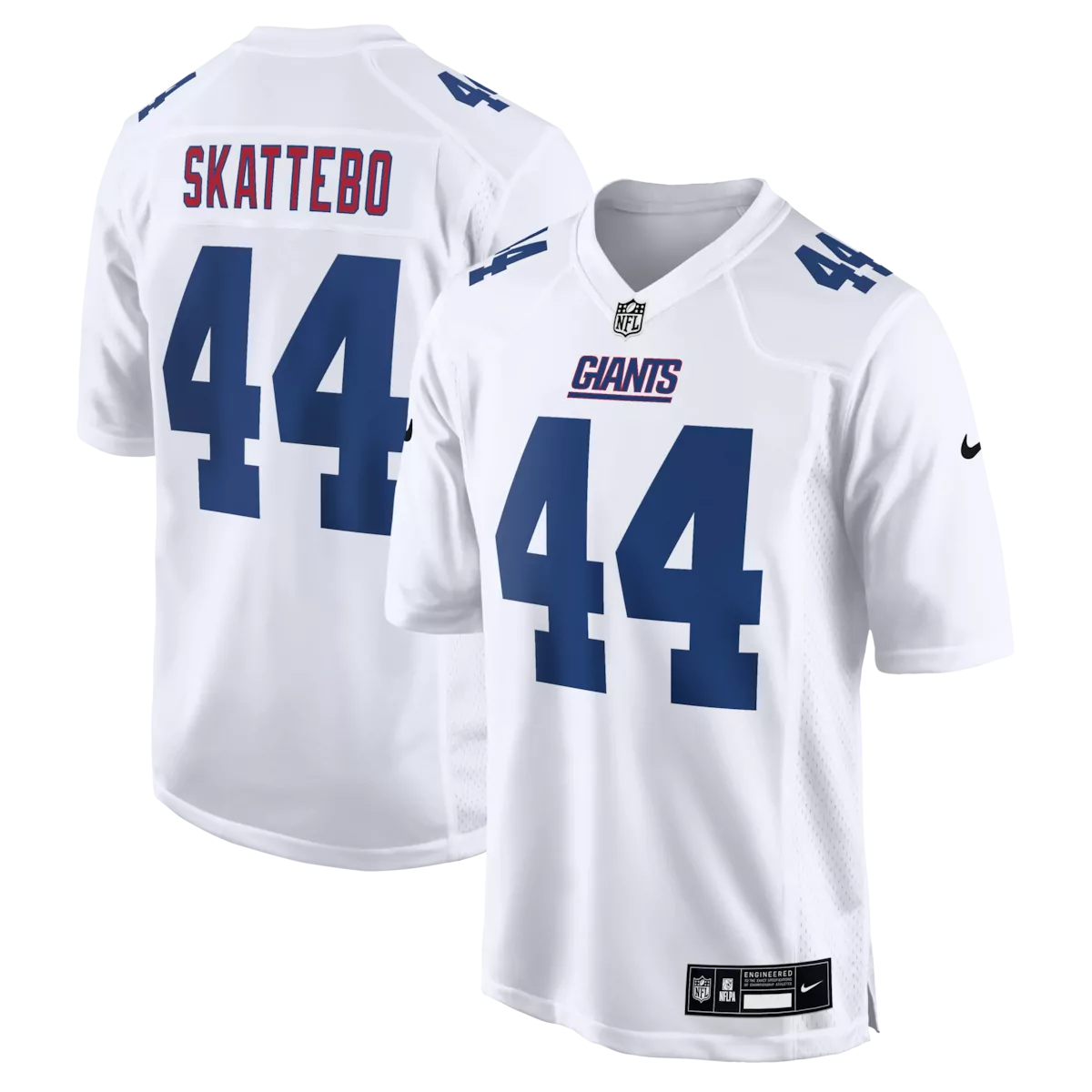new york giants cam skattebo royal team game player jersey onu