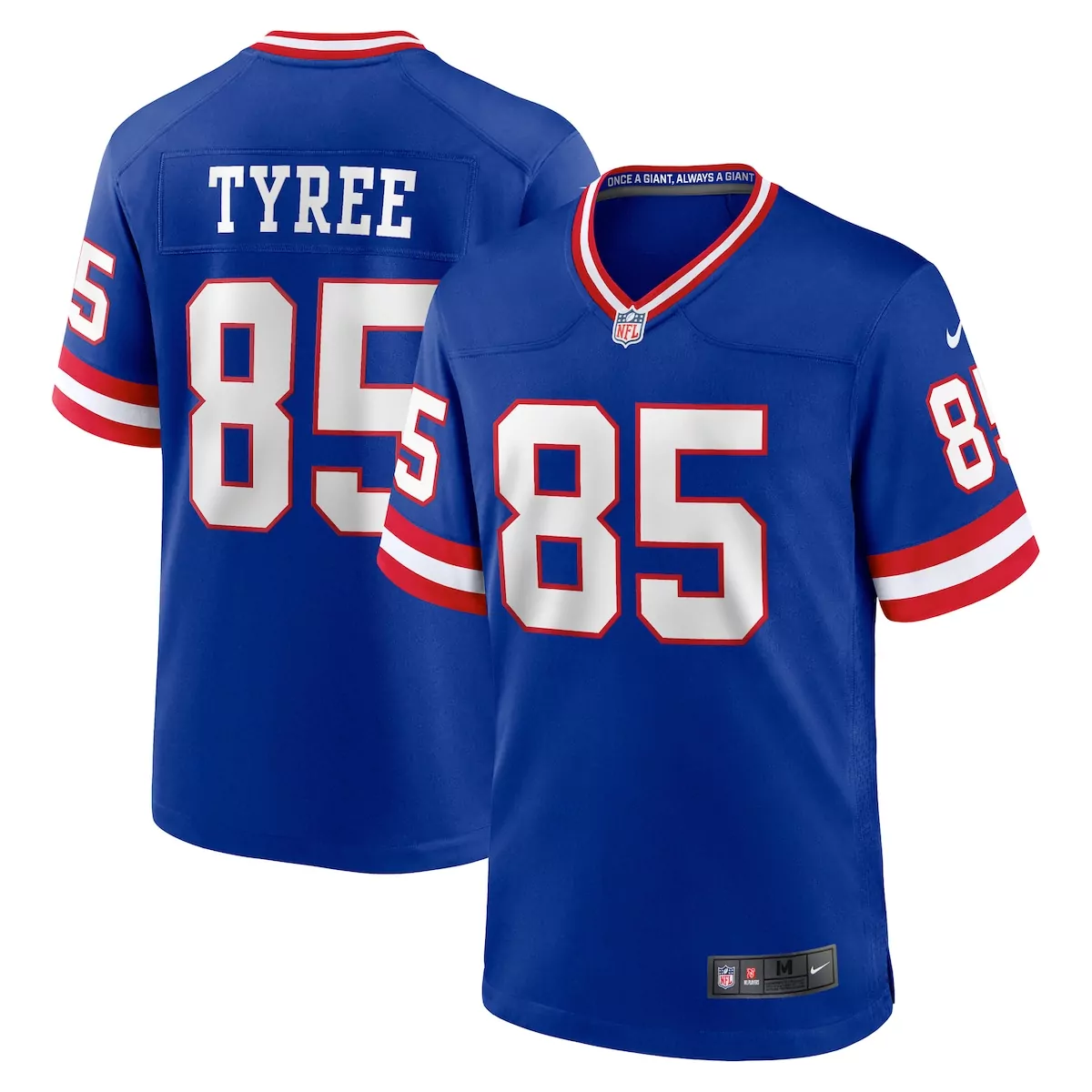 new york giants david tyree royal retired player alternate game jersey