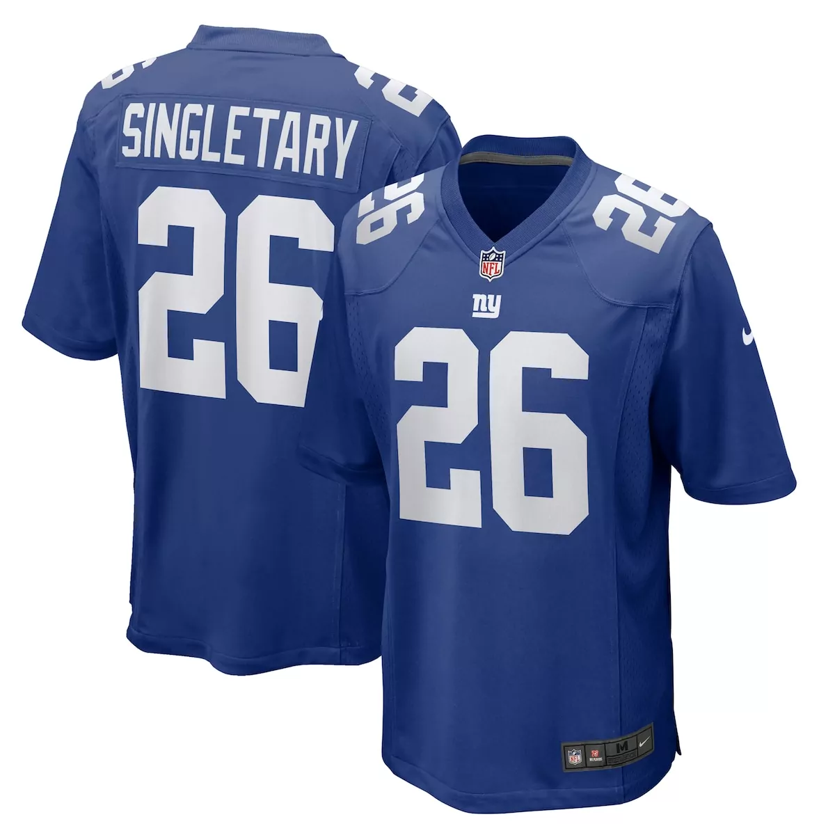 new york giants devin singletary red game jersey