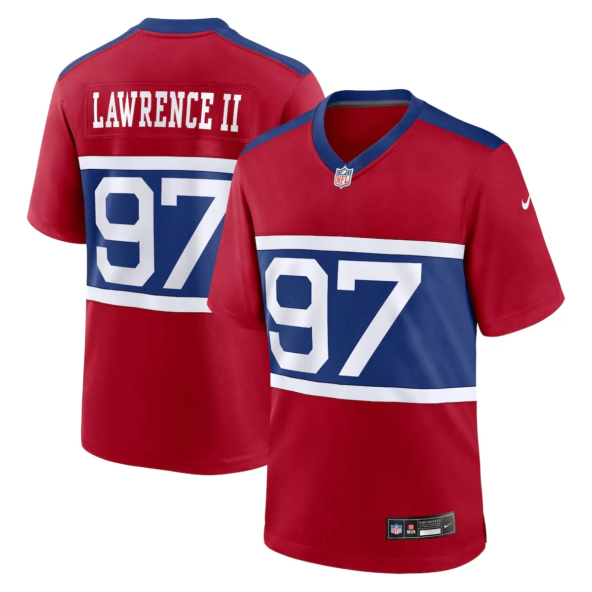 new york giants devin singletary red game jersey
