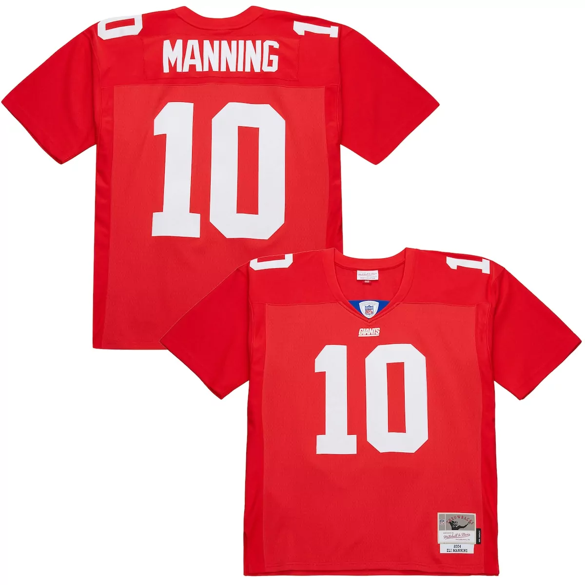 new york giants eli manning red 2004 legacy jersey