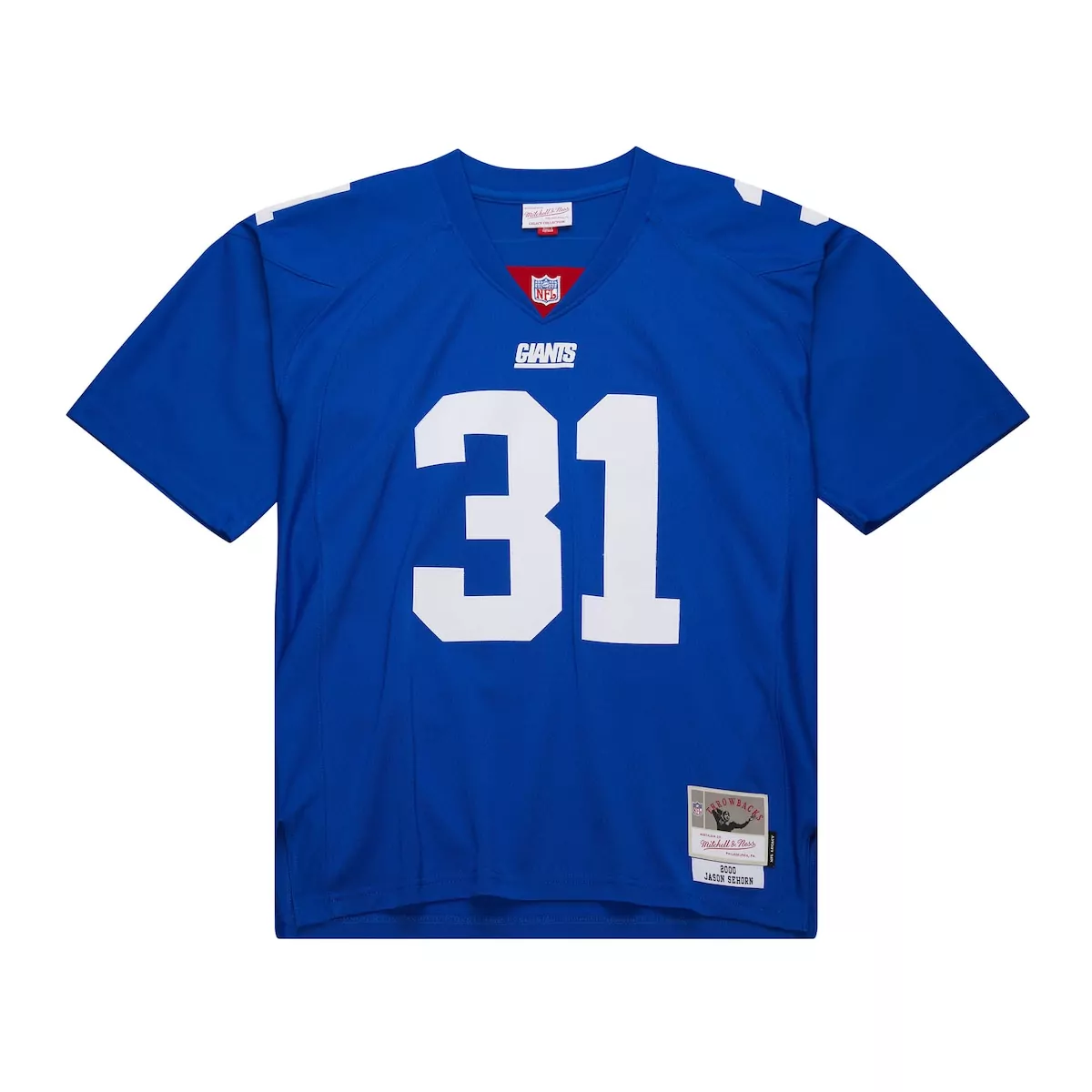 new york giants jason sehorn royal 2000 legacy jersey