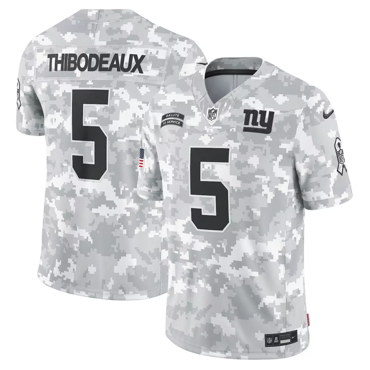 new york giants kayvon thibodeaux arctic camo 2024 salute to service limited jersey mgk