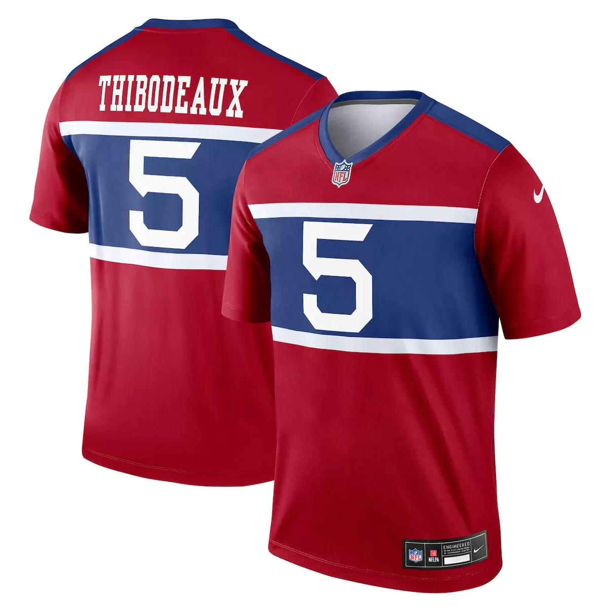 new york giants kayvon thibodeaux red game jersey