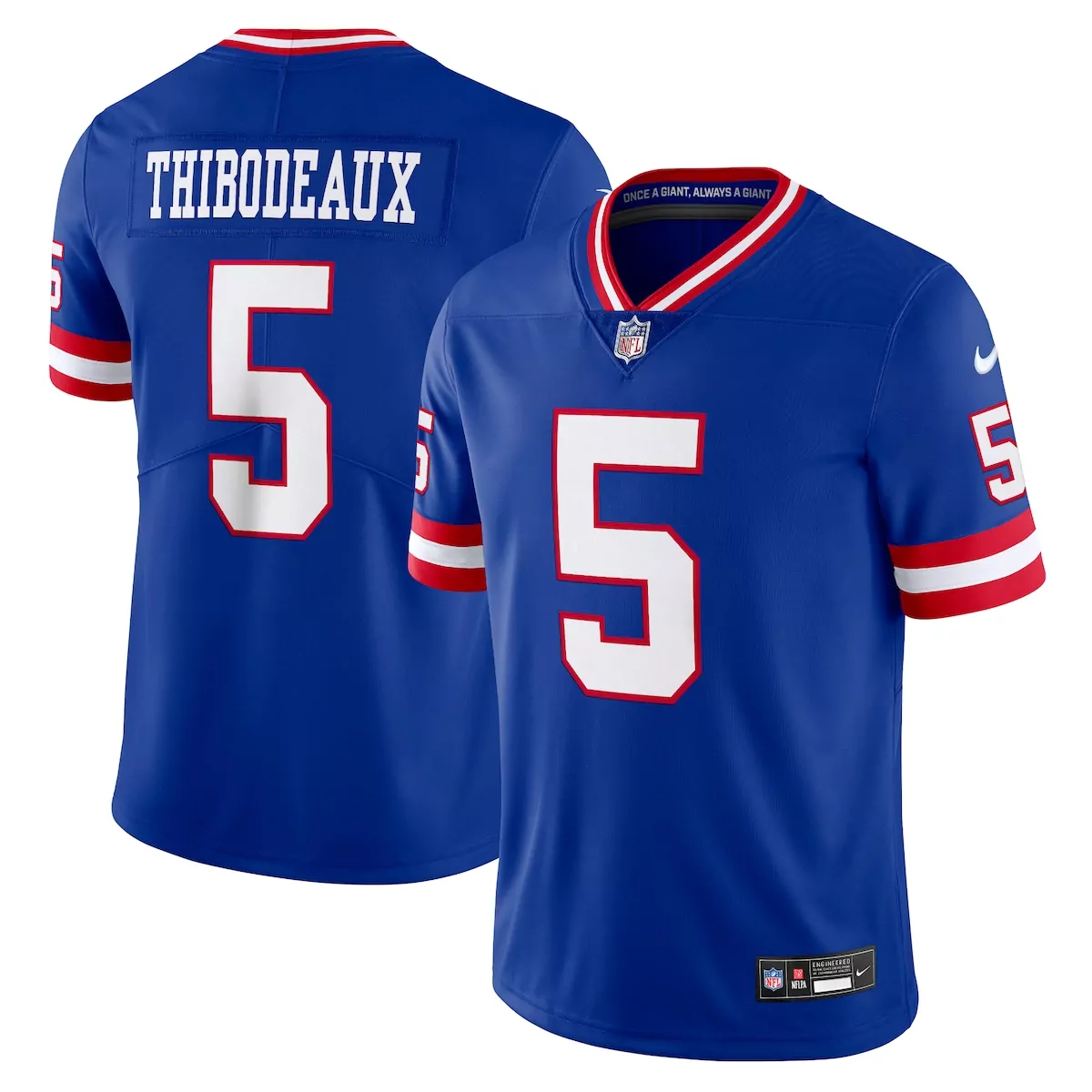 new york giants kayvon thibodeaux red game jersey
