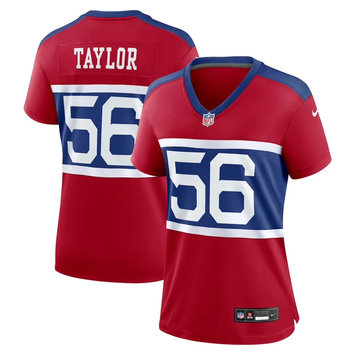 new york giants 1990 lawrence taylor royal throwback retired player jersey