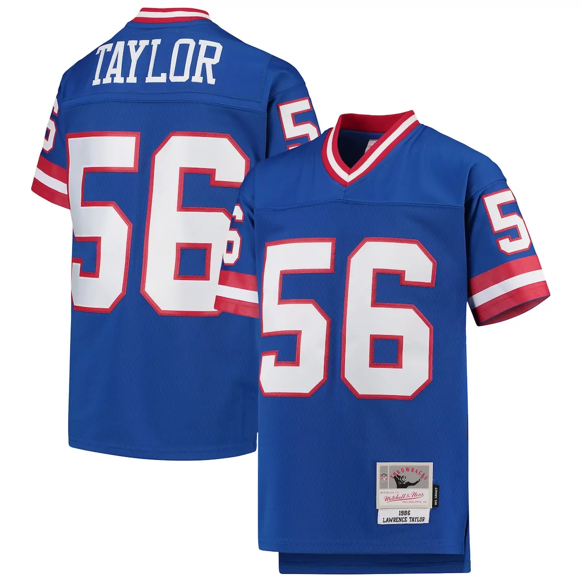 new york giants lawrence taylor royal 1986 legacy retired player jersey