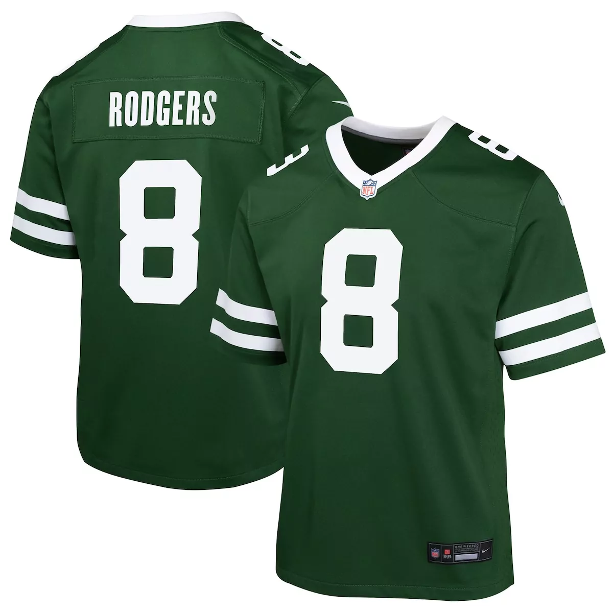 new york jets aaron rodgers gotham green game jersey 8d9