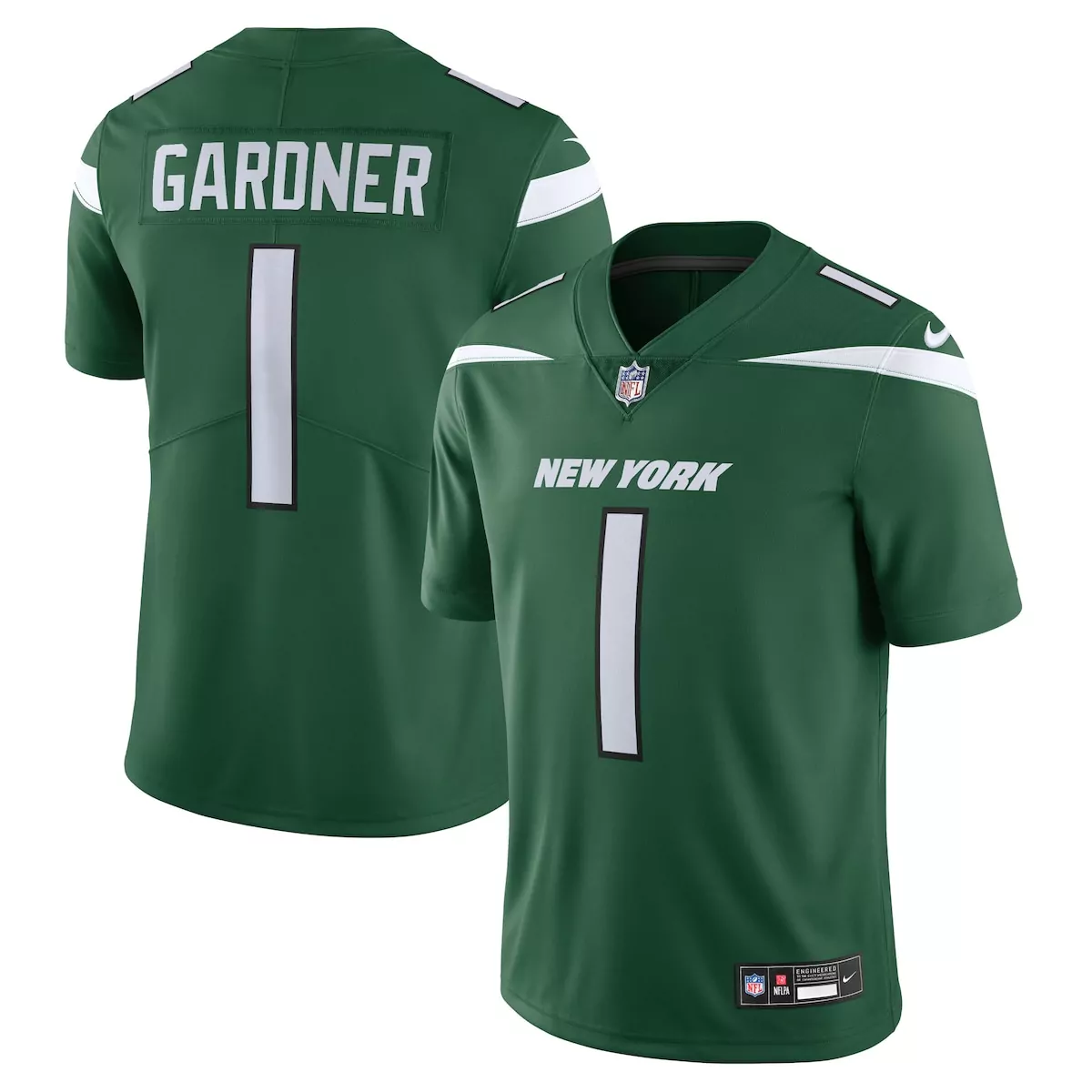 new york jets ahmad sauce gardner gotham green 2025 rivalries collection game jersey jmu