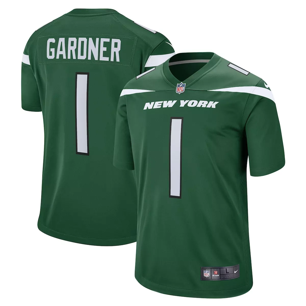 new york jets ahmad sauce gardner green player game jersey