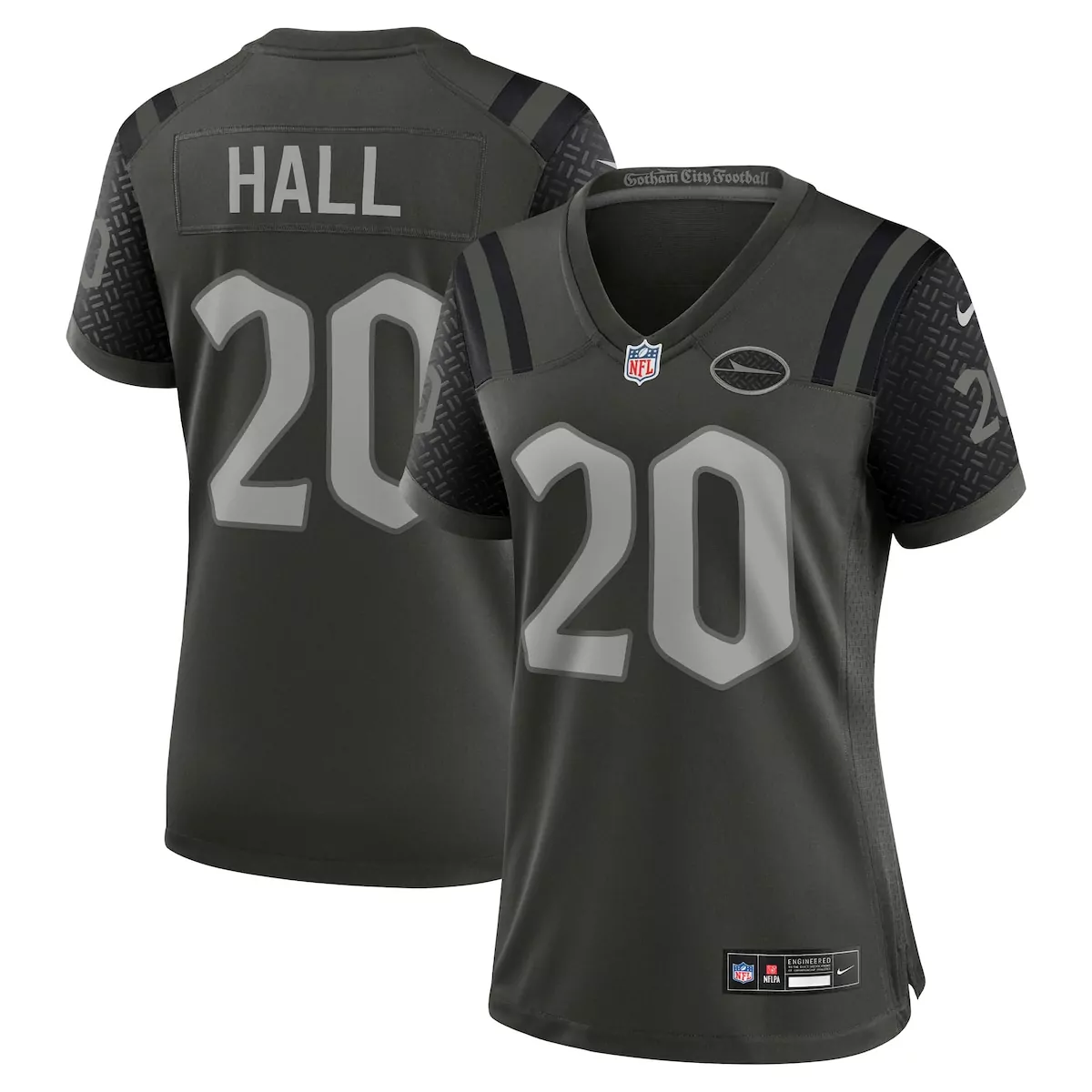 new york jets breece hall gotham green 2025 rivalries collection game jersey ys9