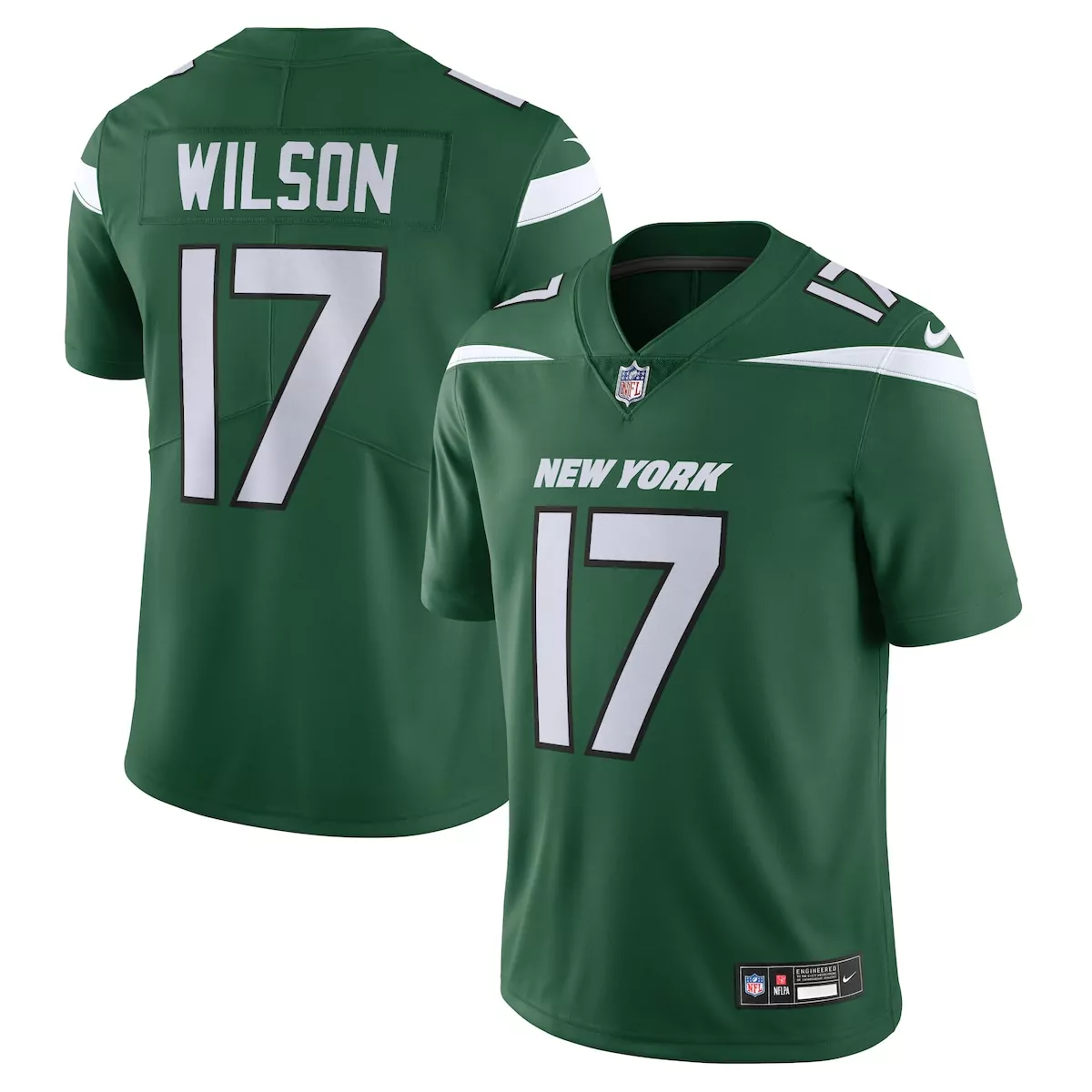 new york jets garrett wilson gotham green vapor untouchable limited jersey 6k8